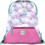 BAAGL sac à dos à cordon avec poche – Ciel