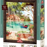 Puzzle avec cadre et colle Bonjour 1000 pièces