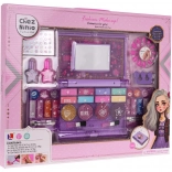 Coffret de maquillage pour enfants avec étui pliable et miroir