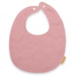 Bavoir en mousseline New Baby Rose