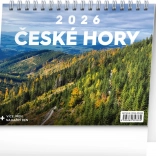 Calendrier de table Montagnes tchèques 2026