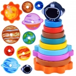 Puzzle en bois avec motif spatial