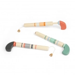 Pistolet en bois à bouchon pour enfants