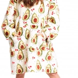 Cozy Noxxiez plaid à capuche chauffant pour télévision Avocat