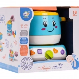 Cuisinière interactive avec casserole et trieur de formes