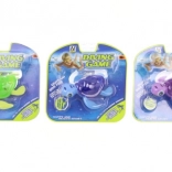 Tortue de plongée avec lumière