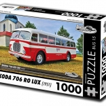 Puzzle Rétro-Voitures Škoda 706 RO Lux 1951 1000 pièces