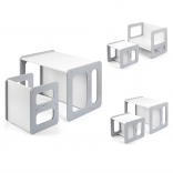 Ensemble de meubles pour enfants Milly Mally Stella 3-en-1 table et chaise, gris