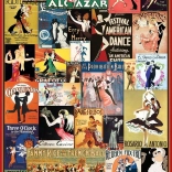 Puzzle EUROGRAPHICS affiches vintage de salles de danse 1000 pièces