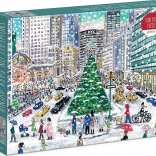 Puzzle Neige sur Park Avenue par Michael Storrings - 1000 pièces