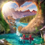 Puzzle Amour des montagnes 1000 pièces SCHMIDT