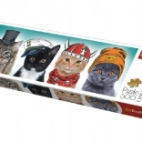 Puzzle panoramique TREFL - Équipe douce 500 pièces