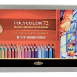 Crayons de couleur artistiques Koh-i-noor Polycolor 72 pcs