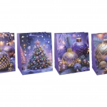 Sac cadeau de Noël taille L 31 × 40 × 12 cm