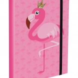 Baagl chemise pour cahiers scolaires A4 Flamant rose