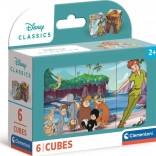 Cubes illustrés Disney contes – 6 cubes CLEMENTONI