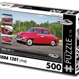 Puzzle RETRO-AUTA Škoda 1201 (1958), 500 pièces