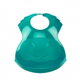 Bavoir en plastique Deep Peacock