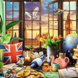 Puzzle Trefl Premium Plus L’Heure du thé 1000 pièces