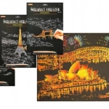 ARTLOVER dessin à gratter doré – vue nocturne de l’Opéra de Sydney