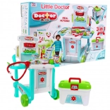 Trousse médicale pour enfants 3 en 1 avec chariot et mallette