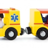 Ambulance avec remorque et figurines