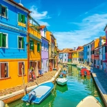 Puzzle 1000 pièces – couleurs de l’île de Burano, Italie