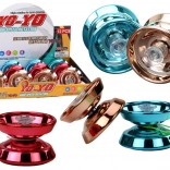 Yoyo en aluminium Classic Jojo bleu or rouge