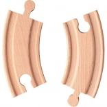 Courbes ferroviaires – rails courts, 4 pcs