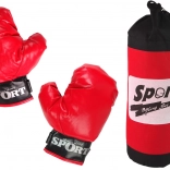 Set de boxe pour enfants – sac de frappe et gants à scratch