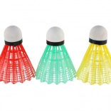 Volants de badminton colorés 3 pcs