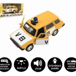 Voiture de police VB Lada Combi métal/plastique 12 cm avec lumière et son
