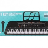 Piano électronique avec 61 touches et microphone