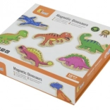 Magnets en bois dinosaures – lot de 20 pcs