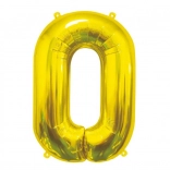 Ballon en aluminium chiffre 0 or 85 cm GoDan