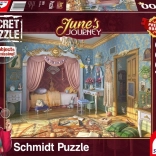 Puzzle mystérieux de Schmidt June's Journey : Chambre de Mademoiselle June 1000 pièces