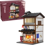 Jeu de construction CaDA izakaya japonaise avec éclairage LED, 1195 pièces