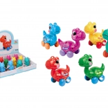 Dinosaure en plastique à remonter 10 cm