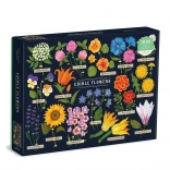 puzzle galison fleurs comestibles 1000 pièces