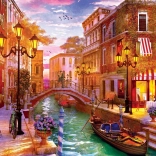 Puzzle Coucher de soleil sur Venise 1000 pièces