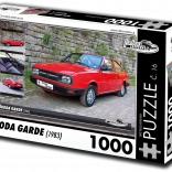 Puzzle RETRO-AUTA Škoda Garde 1983, 1000 pièces