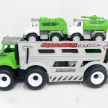 Camion porte-jouets avec petites voitures 31 cm