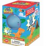 Dinosaure lumineux à colorier