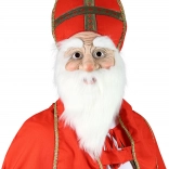 masque adulte Saint-Nicolas avec barbe blanche
