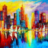 Puzzle Soir à New York 1000 pièces