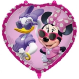 Ballon en foil cœur MINNIE MOUSE 46 cm