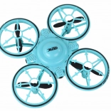 Drone bleu pour enfants avec lumières LED et contrôleur bracelet