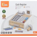 Caisse enregistreuse en bois VIGA gris-blanc