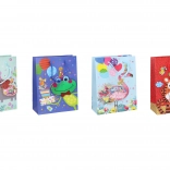Sachet cadeau S pour enfant 23 × 18 × 8 cm avec animaux