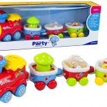 train éducatif coloré pour tout-petits avec lumières et sons